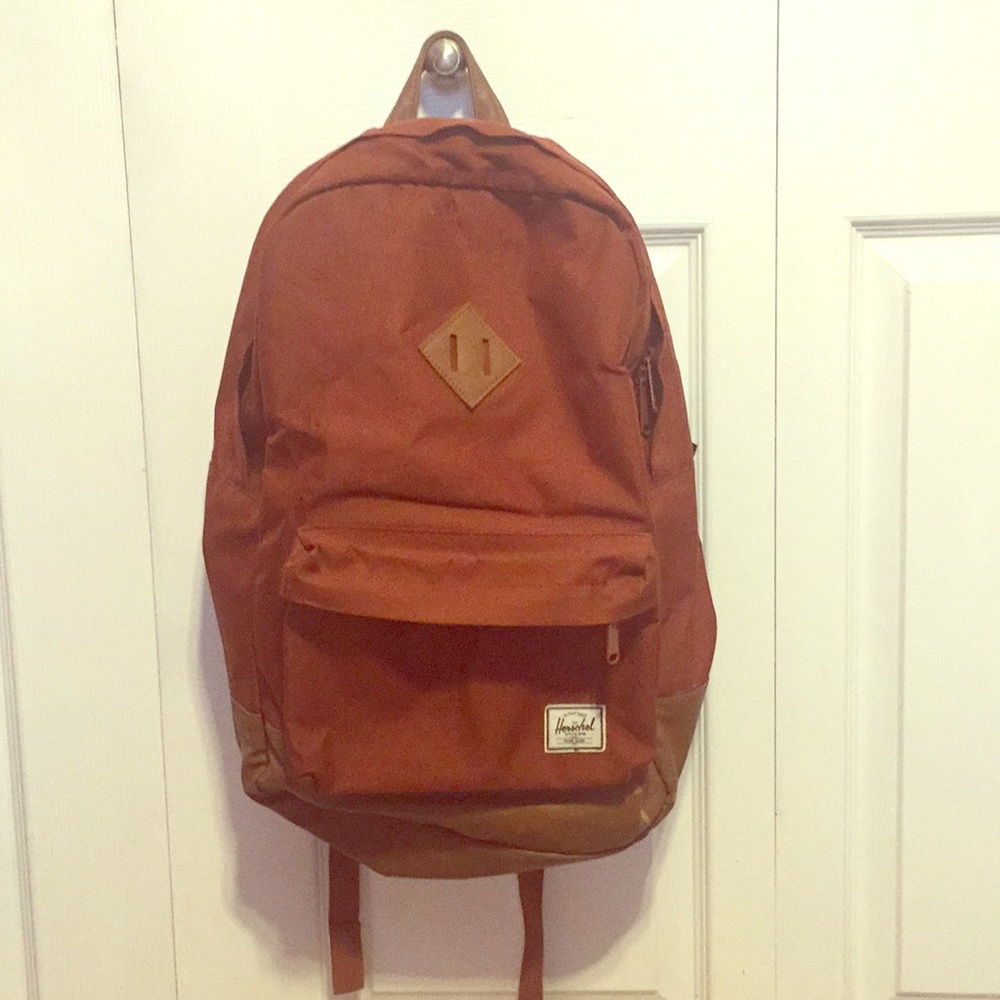Burnt orange Herschel Settlement backpack